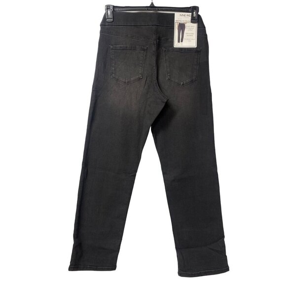 NINE WEST HEIDI PULL-ON STRAIGHT‎ STRETCH Denim  PANTS NEW WITH TAG - Picture 8 of 9